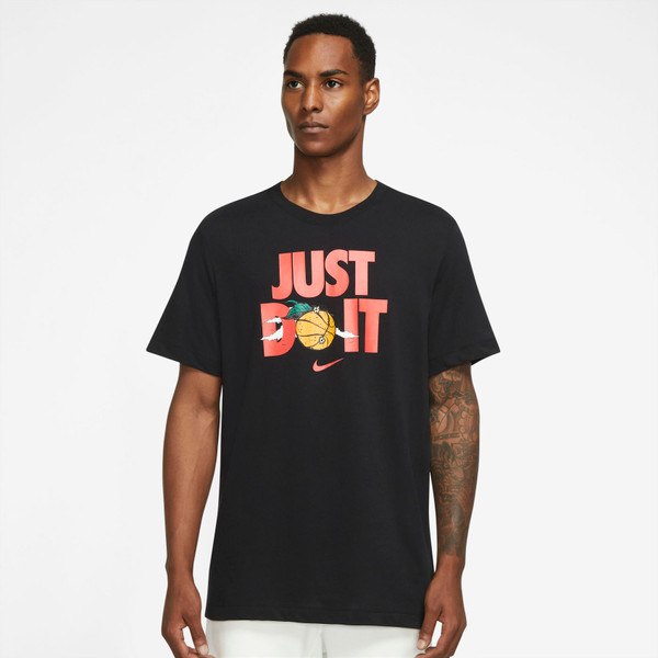 Nike Just Do It Basketball Shirt Men - - zwart - maat 3XL