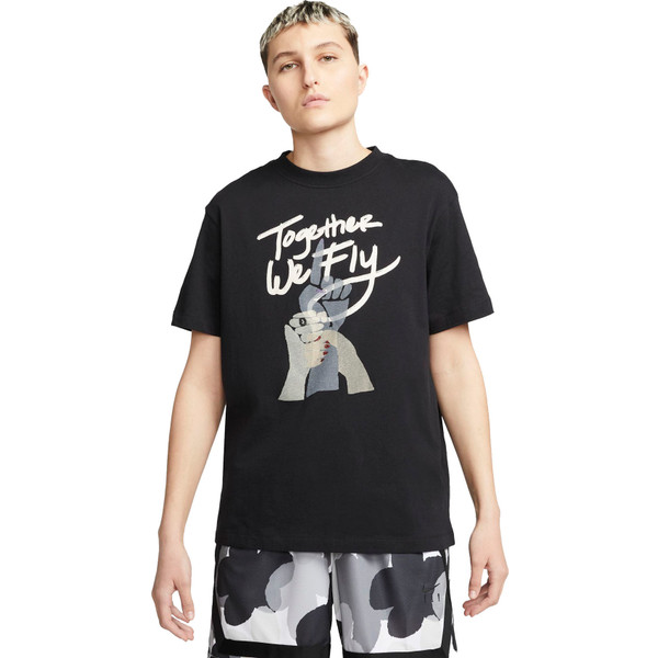 Nike Dri-Fit T-Shirt Swoosh Fly Women - - zwart - maat 3XL