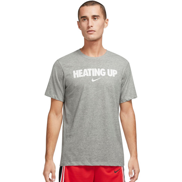 Nike Heating Up Shirt Men - - donkergrijs - maat M