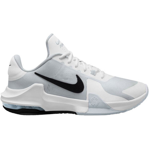 Nike Air Max Impact 4 - Handbalschoenen - wit/zwart - maat 35 1/2