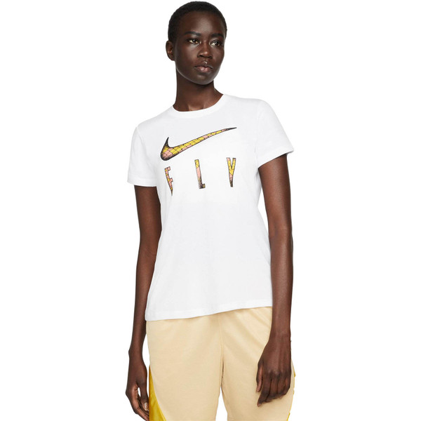 Nike Dri-Fit Swoosh Fly Shirt Women - - wit - maat L
