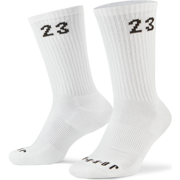 Jordan Essentials 23 Crew 3-pack Sok - - wit/zwart - maat 46-50