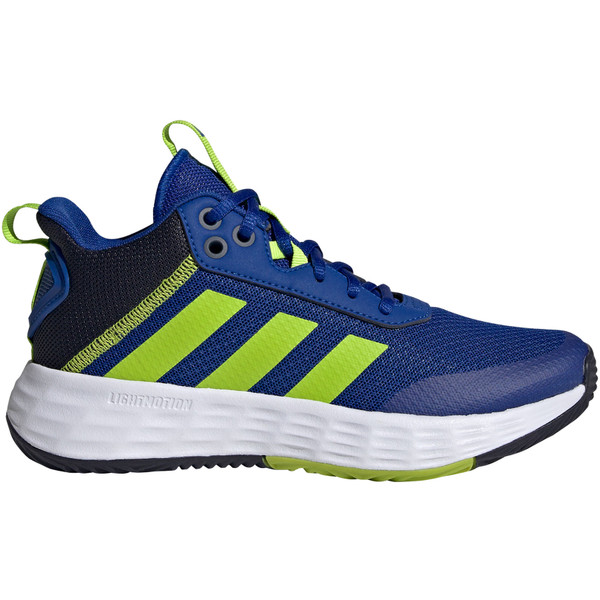 adidas OwnTheGame 2.0 Kids - Opruiming - Handbalschoenen - blauw/groen - maat 34