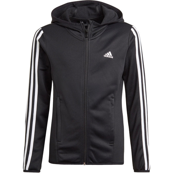 adidas Designed To Move 3-Stripes Ritshoodie - Opruiming - Kleding - zwart - maat 116