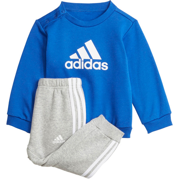adidas BOS Logo Jogger Set Kids - Handbalkleding - - blauw/grijs - maat 104