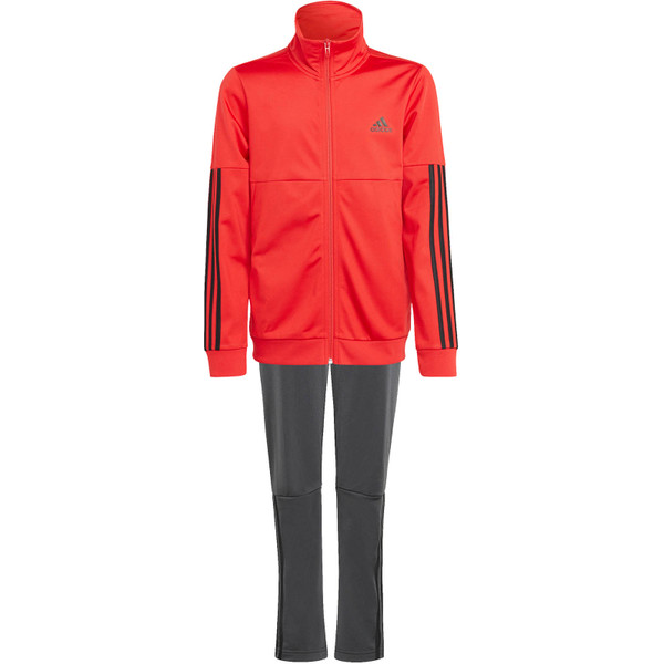 adidas 3-Stripes Team Trainingspak Boys - Opruiming - Kleding - rood - maat 104