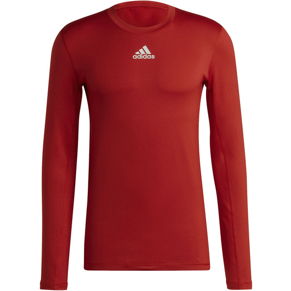 adidas TechFit Long Sleeve Top Warm Men - Bescherming en braces - Thermo kleding - rood - maat 4XL