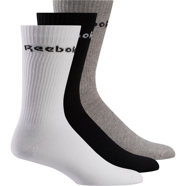 Reebok Active Core Crew 3-pack Sokken - Opruiming - Kleding - zwart/wit/grijs - maat 34-36