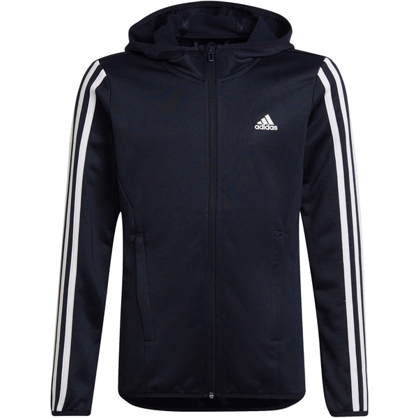 adidas D2M Hoodie 3-Stripes Hoodie Girls - Opruiming - Kleding - navy - maat 128