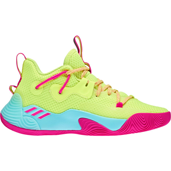 adidas Harden Stepback 3 Kids - Handbalschoenen - geel/roze - maat 36