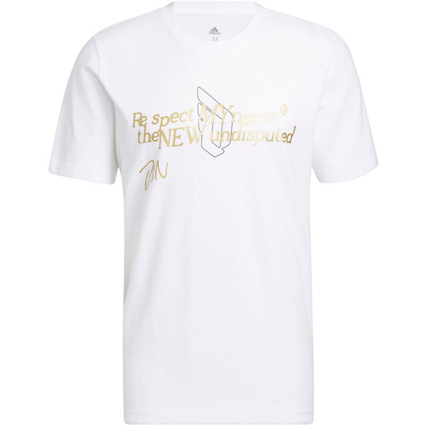adidas Dame 8 Undisputed Shirt Heren - sportshirts - wit - Mannen