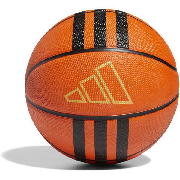 adidas 3-Stripes Rubber X3 Ball HM4970, Unisex, Oranje, basketbal, maat: 6