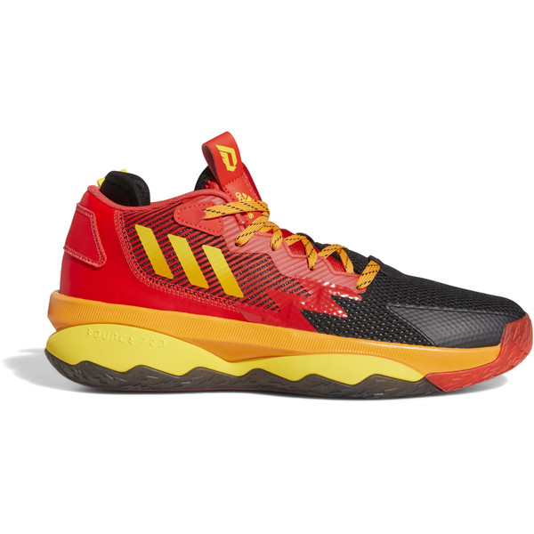 adidas Dame 8 - Handbalschoenen - rood - maat 50