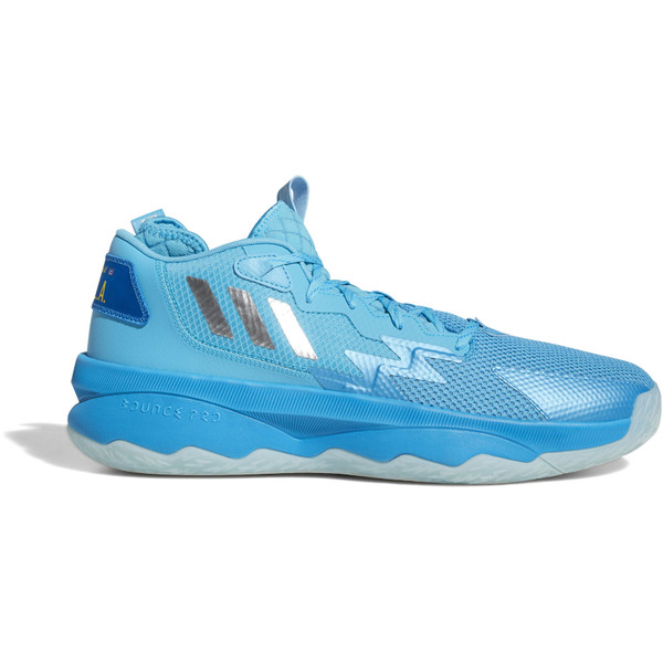 adidas Dame 8 - Handbalschoenen - blauw - maat 36