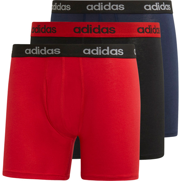 adidas Boxers 3-pack - Bescherming en braces - Thermo kleding - rood/zwart - maat M