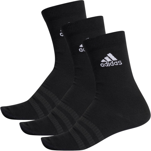 adidas Light Crew 3-pack - Handbalkleding - Handbalsokken - zwart - maat 25-27