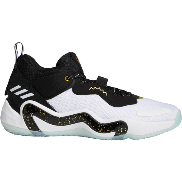adidas D.O.N. Issue 3 - Opruiming - Handbalschoenen - zwart/wit - maat 40