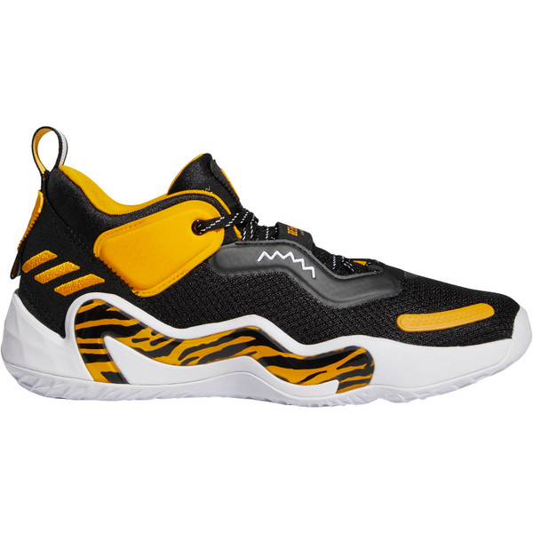 adidas D.O.N. Issue 3 - Opruiming - Handbalschoenen - zwart/geel - maat 45 1/3