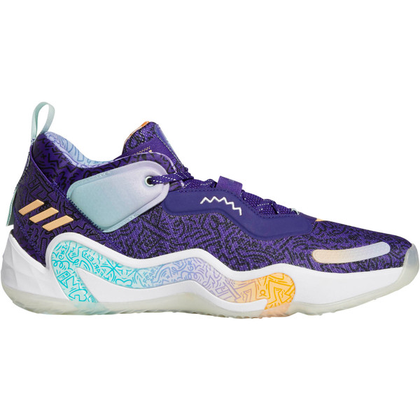 adidas D.O.N. Issue 3 - Opruiming - Handbalschoenen - paars - maat 39 1/3