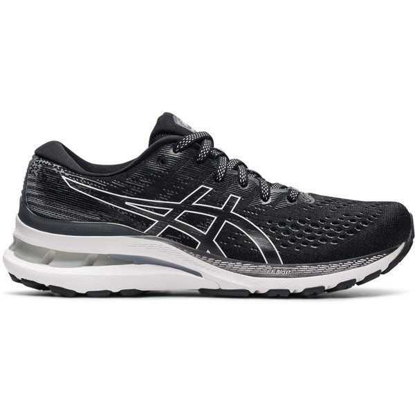 ASICS GEL-Kayano 28 Dames - Sportschoenen - Hardlopen - Weg - zwart/wit
