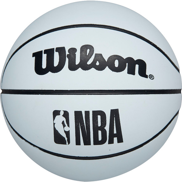 Wilson NBA Team Dribbler Stuiterbal - - wit - maat Mini