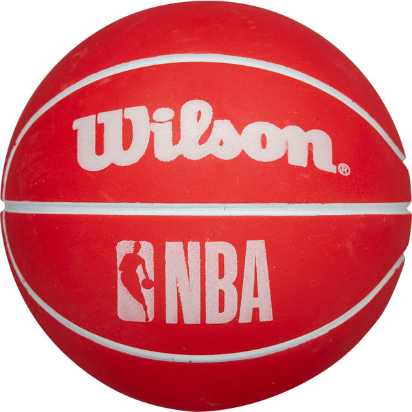 Wilson NBA Team Dribbler Stuiterbal - - rood/wit - maat Mini