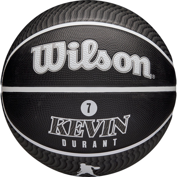 Wilson NBA Player Icon Kevin Durant Outdoor Ball WZ4006001XB, Unisex, Zwart, basketbal, maat: 7