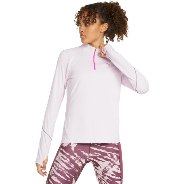 Puma Run 5K Knit Half-Zip Shirt Women