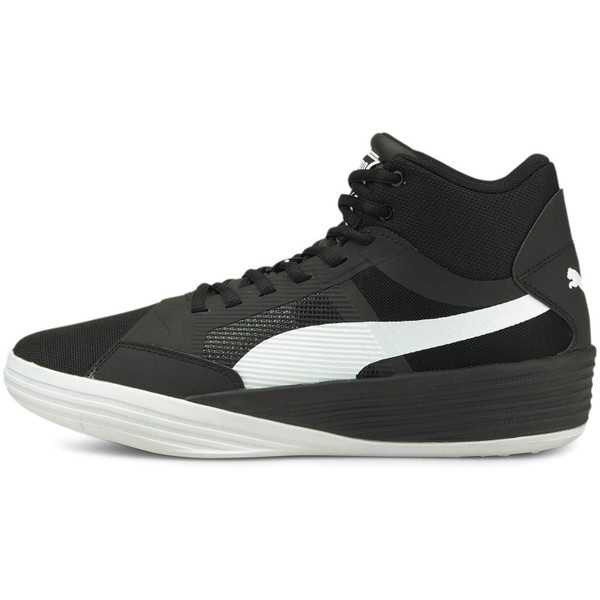 PUMA Clyde All-Pro Team Mid - Opruiming - Handbalschoenen - zwart - maat 44 1/2