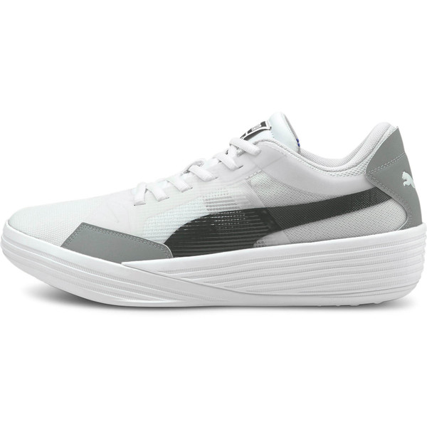 PUMA Clyde All-Pro Team - Opruiming - Handbalschoenen - wit/zwart - maat 41