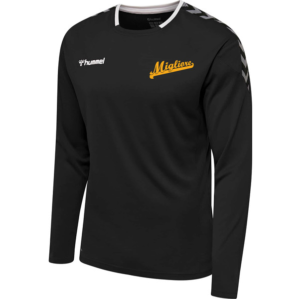 Migliore Authentic Poly Shirt LM - - zwart - maat 3XL