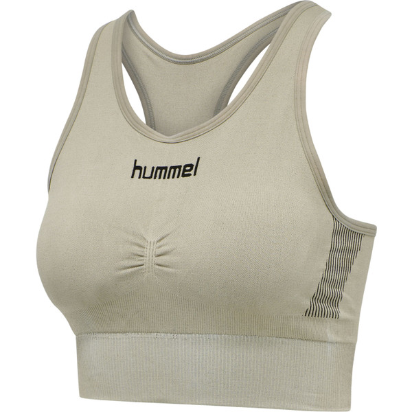 Hummel First Seamless Bra Women - Opruiming - Kleding - grijs - maat XS-S