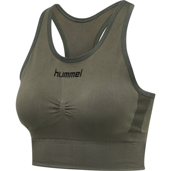 Hummel First Seamless Bra Women - Opruiming - Kleding - bruin - maat XL-2XL