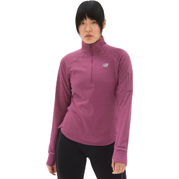 New Balance Heat Half Zip LS Women