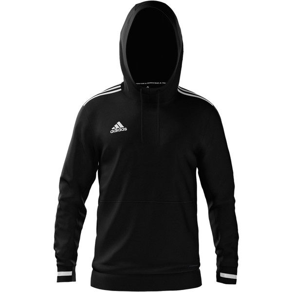 adidas MiTeam Hoodie Kids - Opruiming - Kleding - zwart/wit - maat 140