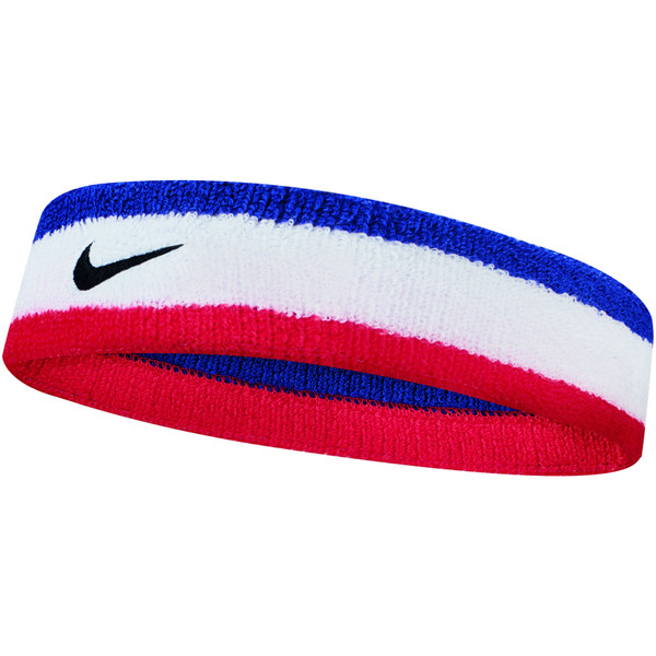 Nike Swoosh Headband - Handbalkleding - Zweet-en haarbanden - rood/wit/blauw - maat ONE-SIZE