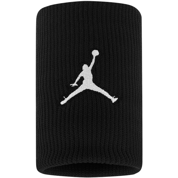 Jordan Jumpman Terry Polsband 2-pack - - zwart/wit - maat ONE-SIZE