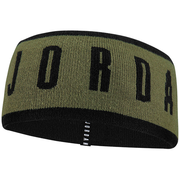 Jordan Knit Reversible Hoofdband - - groen/wit - maat ONE-SIZE