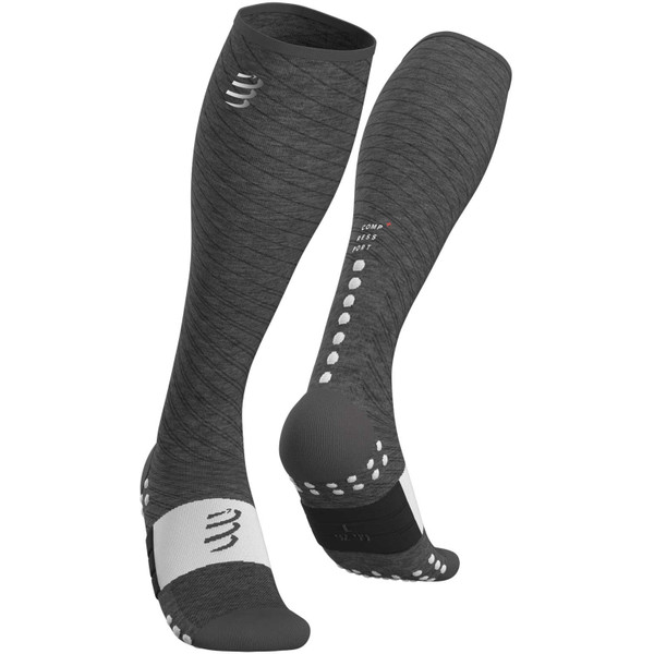 Compressport Full Sock Recovery - sportsokken - grijs - maat 35-38/M
