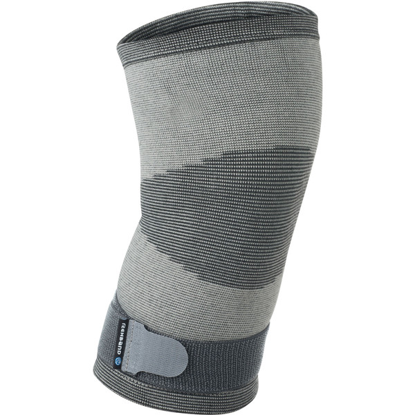 Rehband QD Knitted Knee Sleeve - Bescherming en braces - Braces en ondersteuning - grijs - maat S