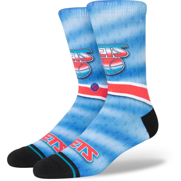 Stance Fader Brooklyn Nets Socks - Sportsokken - blauw - maat 43-47