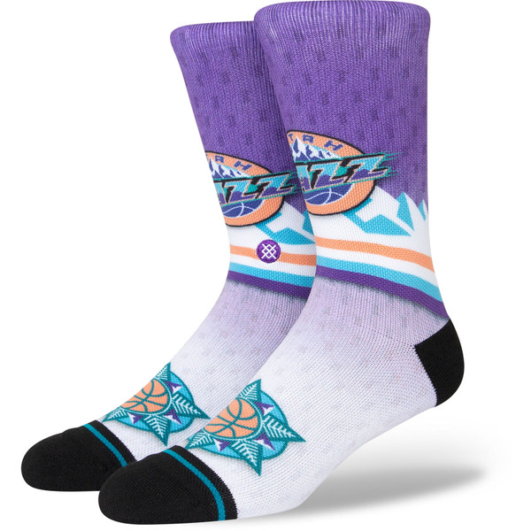 Stance Fader Utah Jazz Socks - Sportsokken - paars - maat 43-47