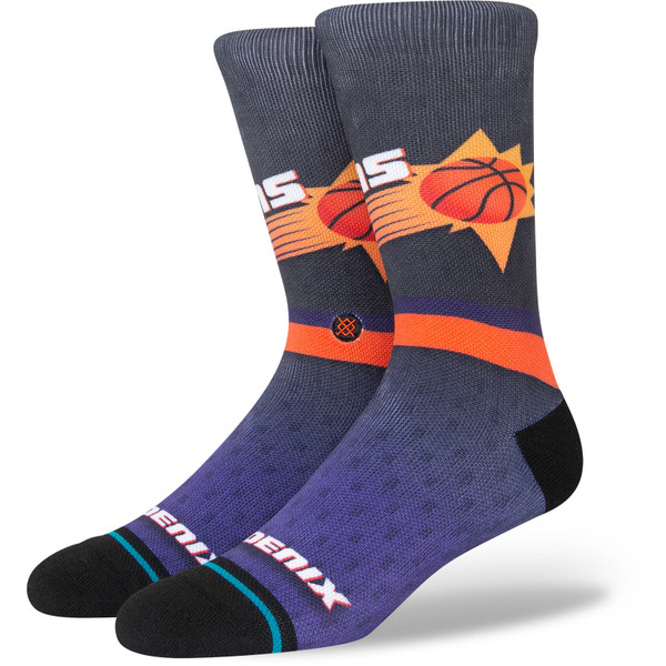 Stance Fader Phoenix Suns Socks - Sportsokken - zwart/oranje - maat 43-47