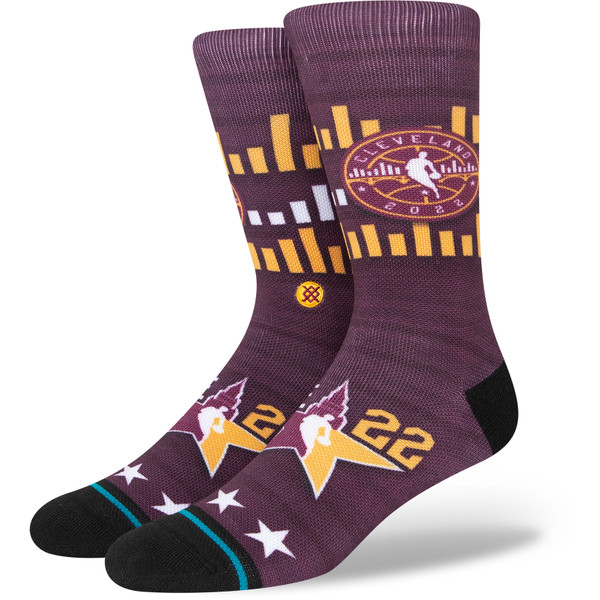 Stance NBA All-Star Game Cleveland Socks - Sportsokken - bordeaux - maat 43-47