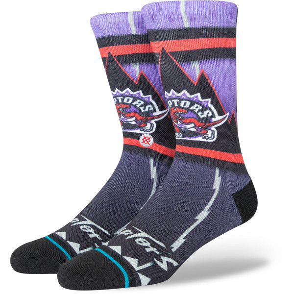 Stance Fader Toronto Raptors Socks - Sportsokken - paars/zwart - maat 43-47