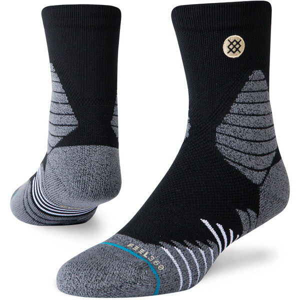 Stance Icon Hoops Quarter Sok - - zwart - maat 43-46