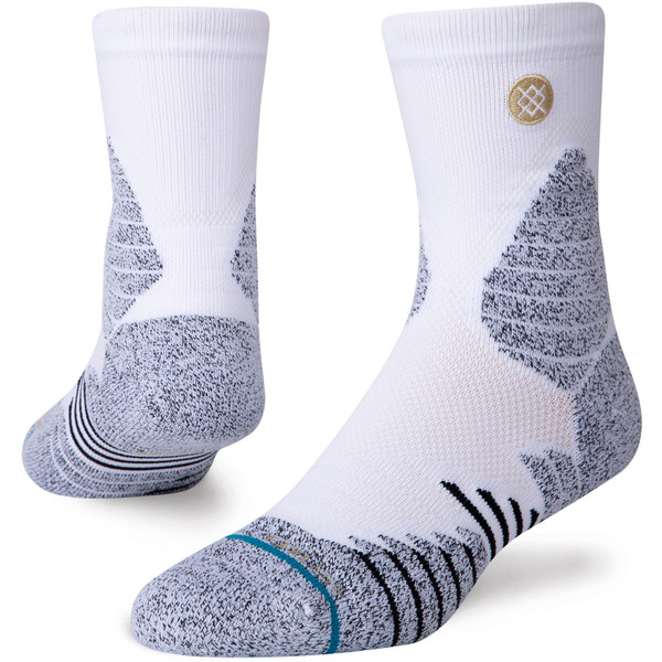 Stance Icon Hoops Quarter Sok - Sportsokken - wit - Unisex