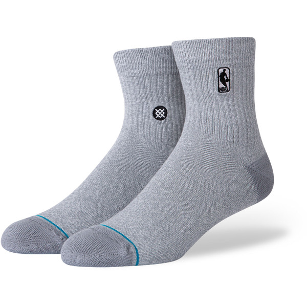 Stance NBA Logoman ST Quarter Socks - Sportsokken - grijs - Unisex