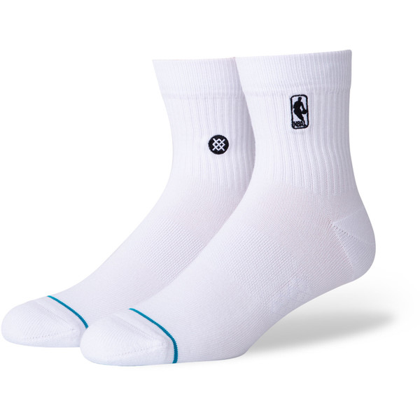 Stance NBA Logoman ST Quarter Socks - - wit - maat 38-42