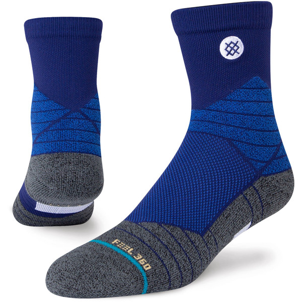 Stance Icon Sport Quarter Sok - - blauw - maat 43-46